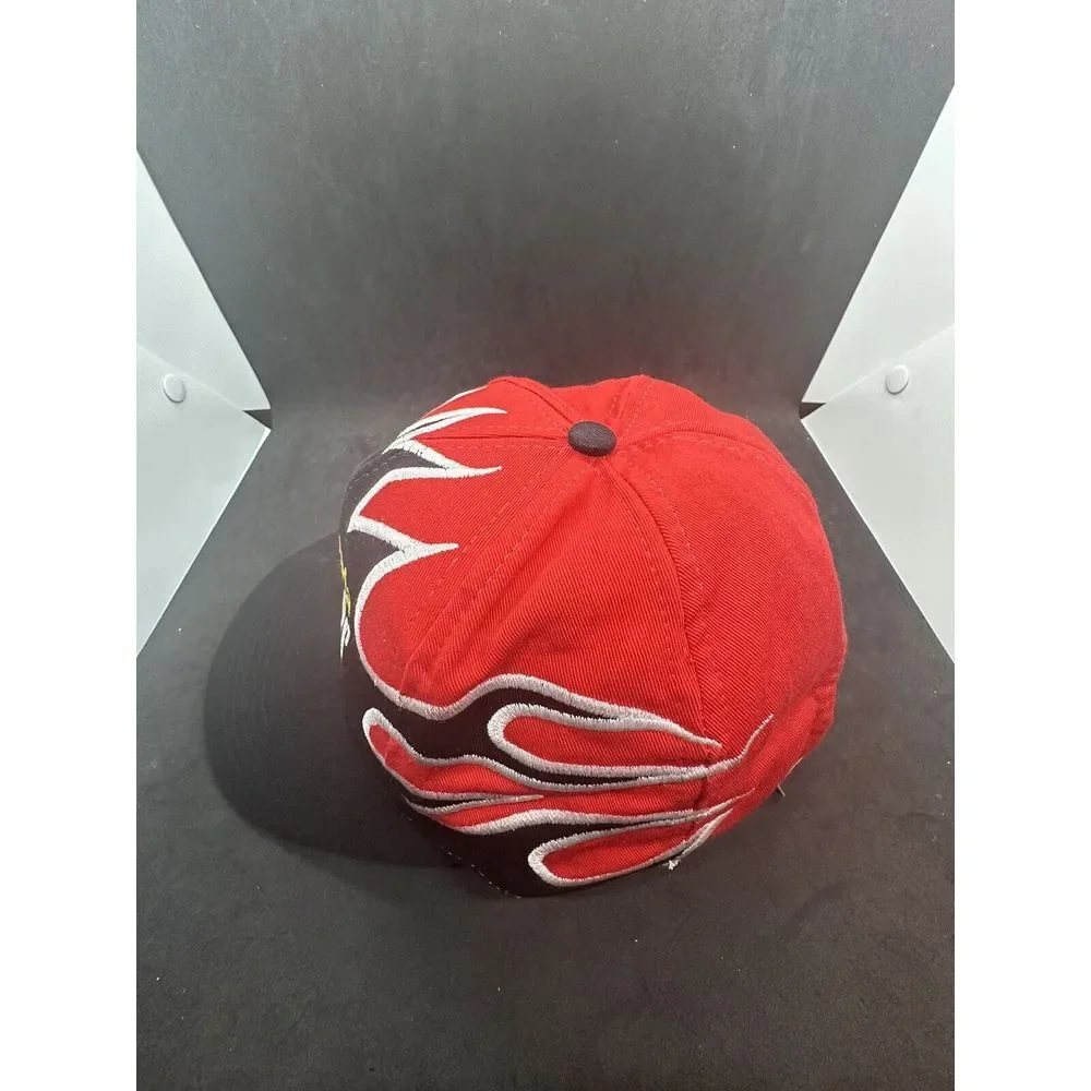 Vintage California Cruisers Spellout Red And Black Cap, Snapback Hat, - Sportcap